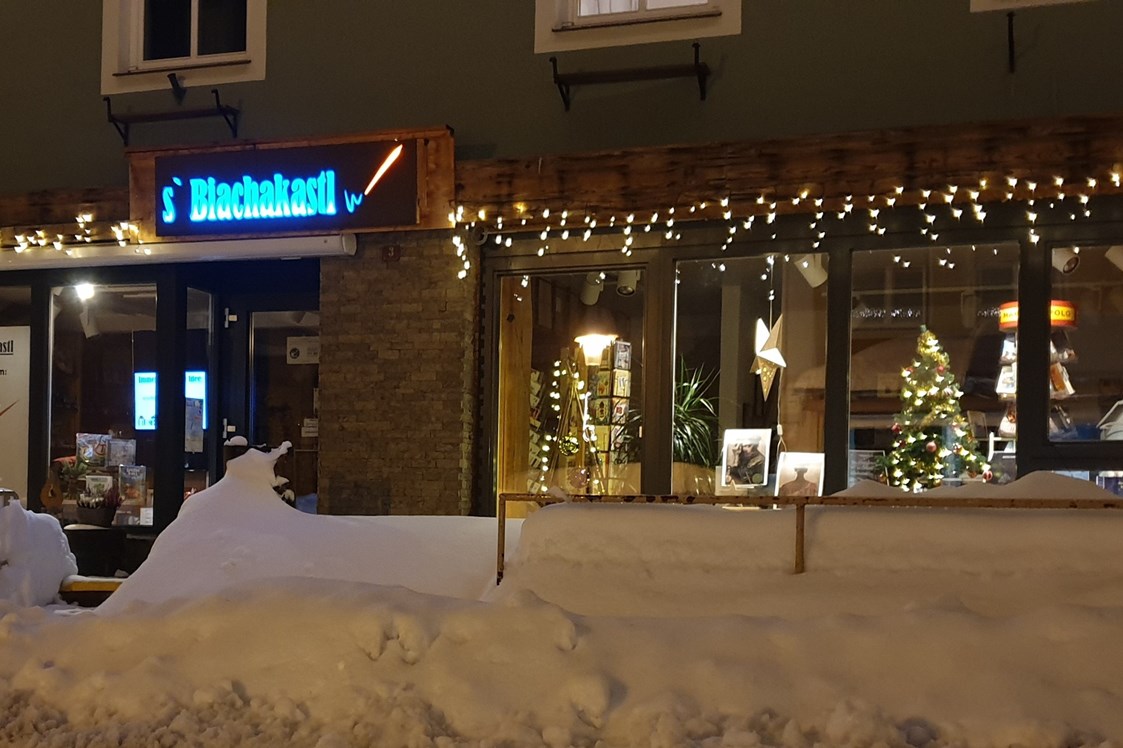Unternehmen: Ansicht s`Biachkastl im Winter - s` Biachakastl